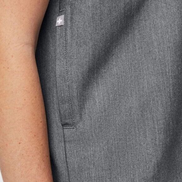 FIGS Rafaela Oversized Scrub Top Graphite Gray Women’s Size Medium - Picture 5 of 11